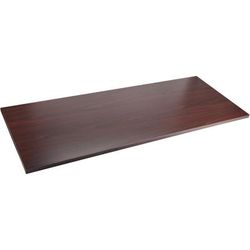 Lorell 59607 Adjustable Height Tabletop, 24" x 72" x 1", Mahogany LLR59607