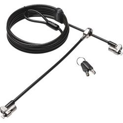 Kensington 65048 Lock, f/Laptops, Standard Keyed, 10mm Diameter, 8' Cable KMW65048