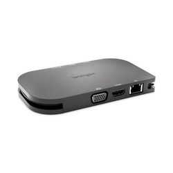 Kensington K38365WW SD1610P USB-C Mini Mobile 4K Dock, Black KMWK38365WW