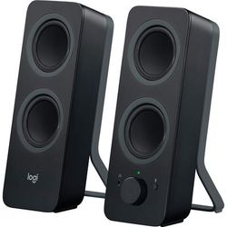 Logitech 980001294 Computer Speakers, w/Bluetooth, 3-1/2"x4-9/10"x9-1/2", 2/ST, Black - Pack of 2 LOG980001294