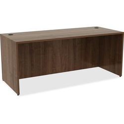 Lorell 69536 Laminate Desk, 72" x 30" x 29-1/2", Walnut LLR69536