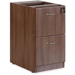 Lorell 69986 Ped, F/F Fixed, 16" x 22" x 28-1/4, Walnut LLR69986