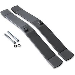 Lorell 90261 Panel TFoot, 2/ST, Aluminum - Set of 2