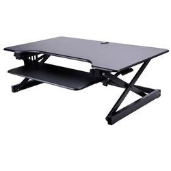 Lorell 99759 Sit-To-Stand Desk Riser, 37" x 24" x 16", Black LLR99759