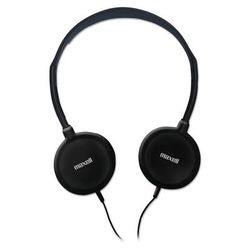 Maxell 190318 HP-200 Stereo Headphones, Silver