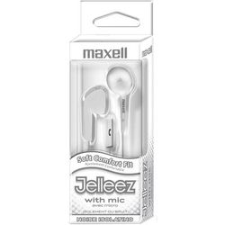 Maxell 199728 Jelleez Earset, Earbud, White