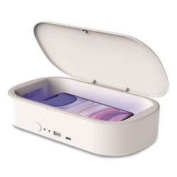 NuvoMed™ PUS60883 Portable UV Sterilizer for Mobile Phones, White NMDPUS60883
