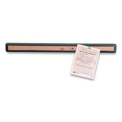 Officemate 29212 Verticalmate Plastic Cork Bar, 19 x 0.88 x 1.5, Fabric Panel Mount, Gray OIC29212