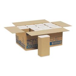 Pacific Blue Basic Multifold Paper Towels, White, 20204, 250 Towels/Pack, 16 Packs/Case - Case of 4000 GEP20204