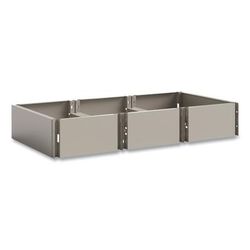 Safco 5520TN Triple Continuous Metal Locker Base Addition, 35w x 16d x 5.75h, Tan