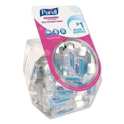 Purell 3901-36-BWL Advanced Hand Sanitizer Refreshing Gel, Clean Scent, 1 oz Flip-Cap Bottle with Display Bowl, 36/Bowl GOJ390136BWL