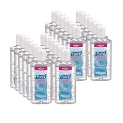 Purell 9651-24 Advanced Hand Sanitizer Refreshing Gel, Clean Scent, 4 oz Flip-Cap Bottle, 24/Carton - Case of 24 965124GOJ