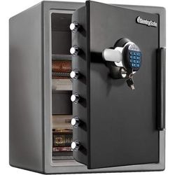Sentry SFW205GQC Digital Fire/Water Safe - 2 ft3 - Internal Size 19.60" x 14.80" x 11.90" - Overall Size 23.8" x 18.6" x 19.3" - Gray SENSFW205GQC