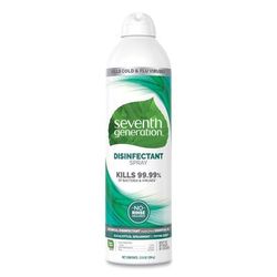 Seventh Generation 22981 Disinfectant Sprays, Eucalyptus, Spearmint & Thyme Scent, 13.9 oz Spray Bottle, 8 Bottles per Case - Case of 8 SEV22981CT