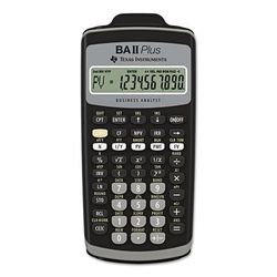 Texas Instruments BAIIPlus Financial Calculator, 10-Digit LCD TEXBAIIPLUS