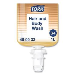 Tork 400033 Hair and Body Wash, Clean Scent, 1 L, 6/Carton TRK400033