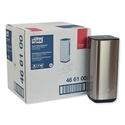 Tork 466100 Image Design Foam Skincare Automatic Dispenser with Intuition Sensor, 1 L/33 oz, 4.5" x 5.12" x 10.62", Stainless Steel TRK466100