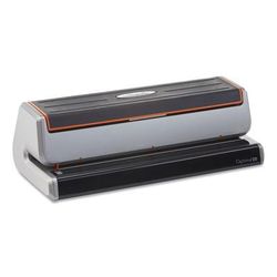 Swingline 74520 Optima 20 Three-Hole Electric Punch, 20-Sheets, 9/32" Holes, Silver/Black