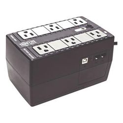 Tripp Lite INTERNET350U Internet Office Ultra-Compact Desktop Standby UPS, USB, 6 Outlets, 350 VA, 380 J