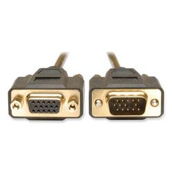 Tripp Lite P510010 VGA Monitor Extension Cable, 640 x 480 (HD15 M/F), 10 ft., Black TRPP510010