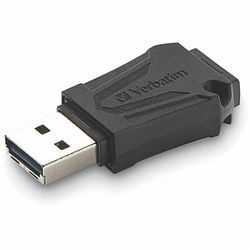 Verbatim 70058 Flash Drive, Crush-resistant, Water-Resistant, 64GB, Black