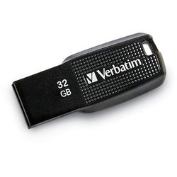 Verbatim 70876 32GB Ergo USB Flash Drive, Black