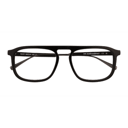 Male s aviator Black Acetate Prescription eyeglasses - Eyebuydirect s Root