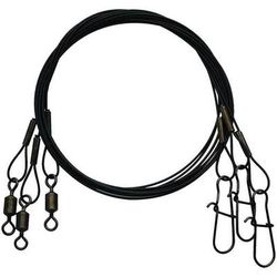 Eagle Claw 08012 Heavy Duty Wire Leader - Black