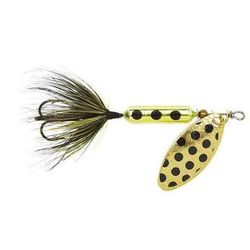 Yakima Bait Co. Worden's Rooster Tail 3/8oz Inline Spinner - Strobe Black 6 Treble Hook