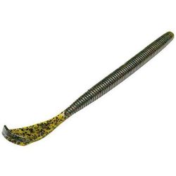Strike King Rage Tail Curly Tail Worm - Green Pumpkin
