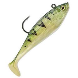 Storm WildEye Swim Shad Soft Swimbait - Olive Shad 1/0 Hook