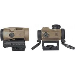 Sig Sauer ROMEO-MSR 1x Red Dot and JULIET3 Micro 3x Magnifier Combo - FDE