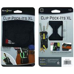 Nite Ize Clip Pock-Its XL Utility Holster - Black 1in x 1in x 1in