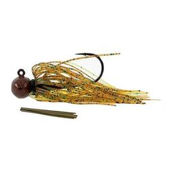 Missile Baits Missile Jigs Ike's Micro Football Jig - Green Pumpkin