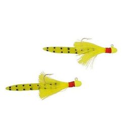 H&H Lure Co Inc Speck Tail Lure Rig - Chart/Chart Black Dots 1/0