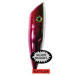 Silver Horde 4 Rattling Plug Trolling Lure - Double Ex Glow