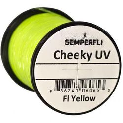 Semperfli Cheeky UV Fly Tying Thread - Yellow 16yds