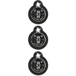 Panther Vision BUTTON LAMP Adhesive Stick On LED Lights - 3-PACK