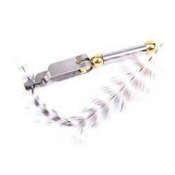 Dr. Slick 2in Rotary Hackle Pliers Fly Tying Tool - 2in