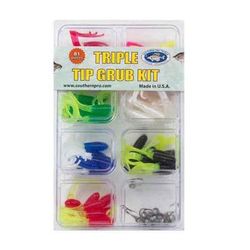 Southern Pro Triple Tip Grub Kit - Assorted