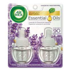 Air Wick Scented Oil Refill, Lavender & Chamomile, 0.67 oz, 2/Pack (RAC78473PK)