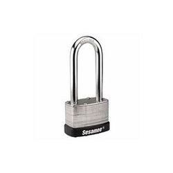 CCL Sesamee Keyless Padlock, 5/16 in Diameter, 2-1/4 in L x 1 in W, Brass (197-437)