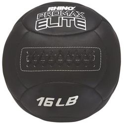 Champion Sports Rhino Promax Elite Medicine Ball, 16 lb, Black (CSIPRX16)
