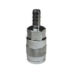 Dixon Valve DQC F-Series Industrial Manual Coupler Standard Hose Barb, 1/2 in, Steel (238-4FS4)