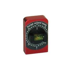 Flange Wizard Degree Level, 2-3/8 in L, 1 Vial, Anodized Aluminum (496-L-2)