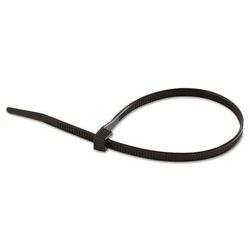 Gardner Bender Standard Cable Ties, 75 lb Tensile Strength, 8 in, Ultraviolet Black, 100/Bag (623-46-308UVB)