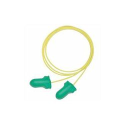 Howard Leight Max Lite Disposable Earplug, Foam, 30 dB, Green, Corded (154-LPF-30-P)