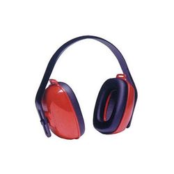 Howard Leight QM24PLUS Earmuff, 25 dB NRR, Red, Over-the-Head (154-QM24PLUS)
