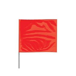 Presco Stake Flags, 2 in x 3 in, 18 in Height, Red (764-2318R)