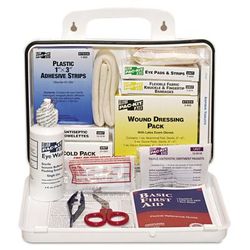 PackIt 25 Person ANSI Plus First Aid Kit, Weatherproof Plastic, Wall Mount (579-6430)